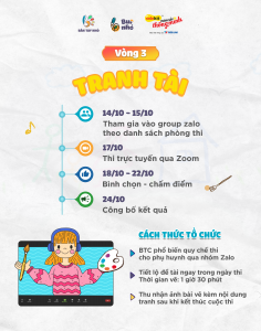 Vòng 3 Cuộc thi vẽ tranh trẻ em toàn quốc Bàn Tay Nhỏ