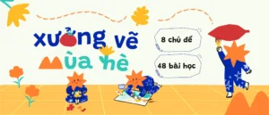 Banner trại hè thiếu nhi 2026 của Bụi Nhỏ