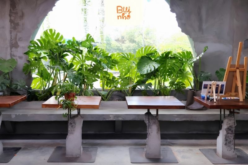 Không gian lớp học vẽ Bụi Nhỏ tại cơ sở Thảo Điền