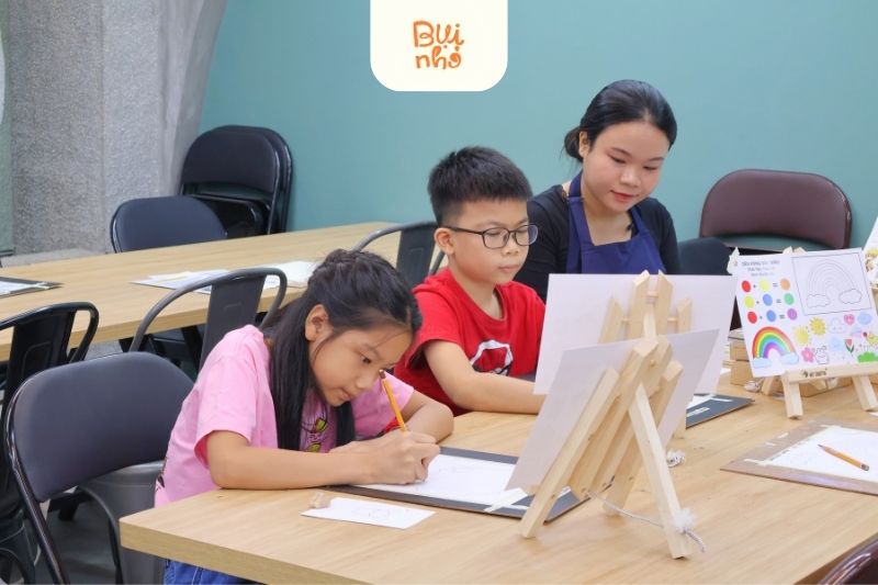 Lộ trình học vẽ tại Bụi Nhỏ chia theo cấp độ