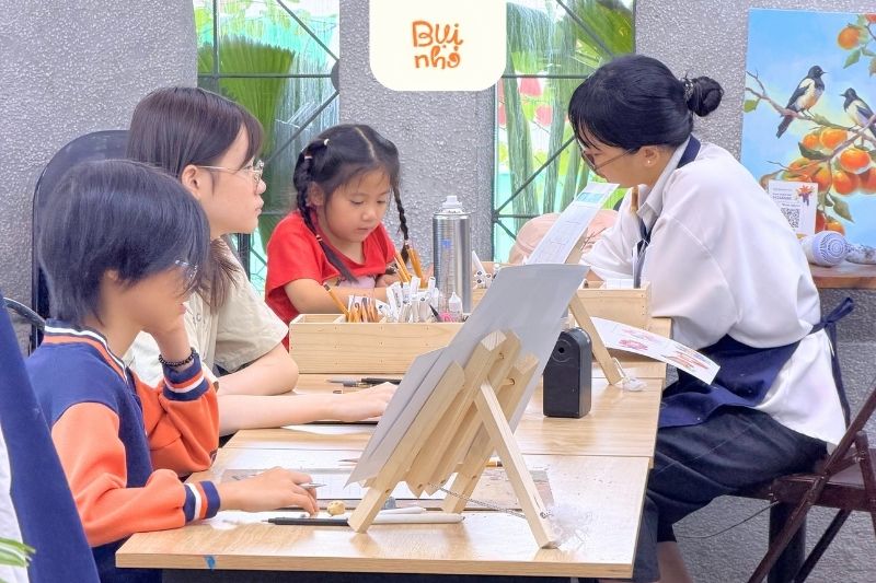Tổng quan về lớp dạy vẽ cho bé Quận 2 của Bụi Nhỏ
