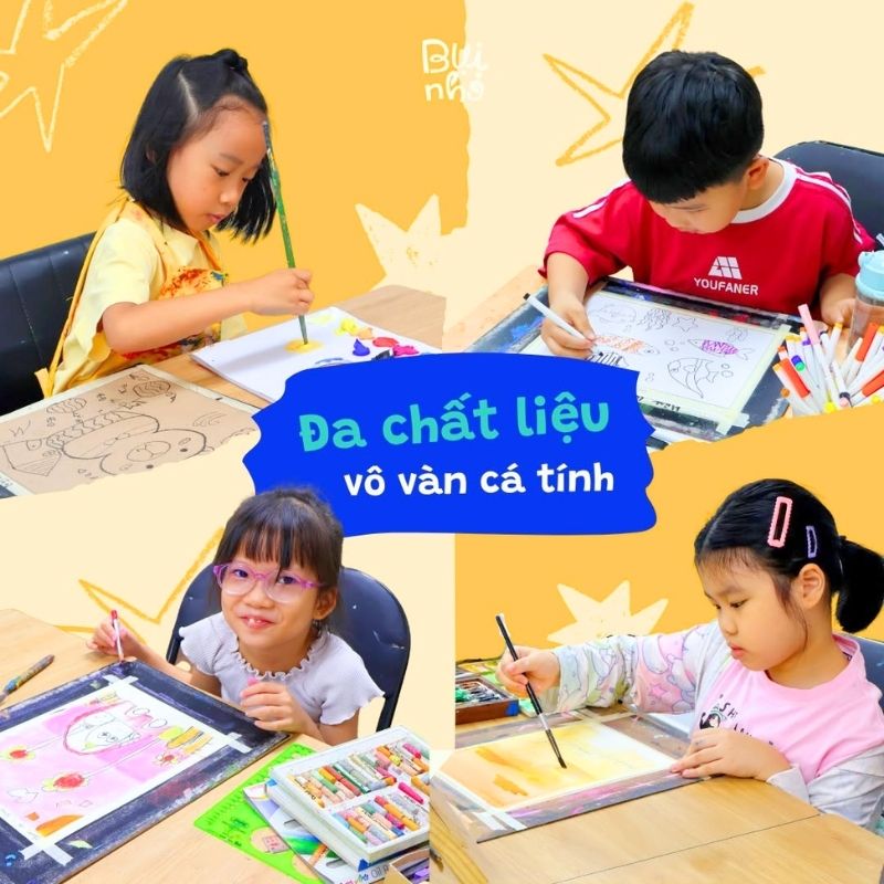Các khóa học vẽ cho bé tại Bụi Nhỏ Quận 5