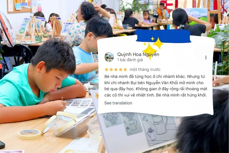 Chia sẻ của ba mẹ Quận 12, Hóc Môn về Bụi Nhỏ