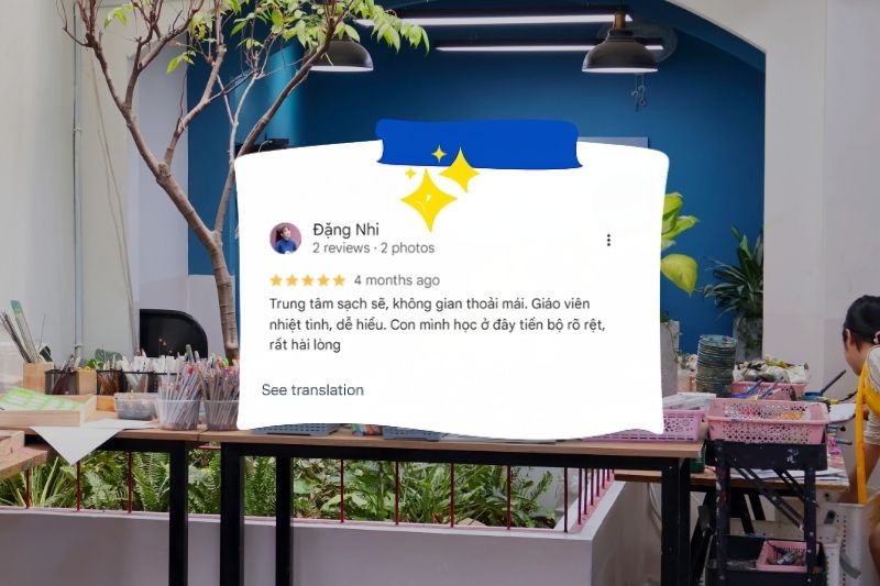 Phản hồi từ phụ huynh về Bụi Nhỏ cơ sở Tân Bình