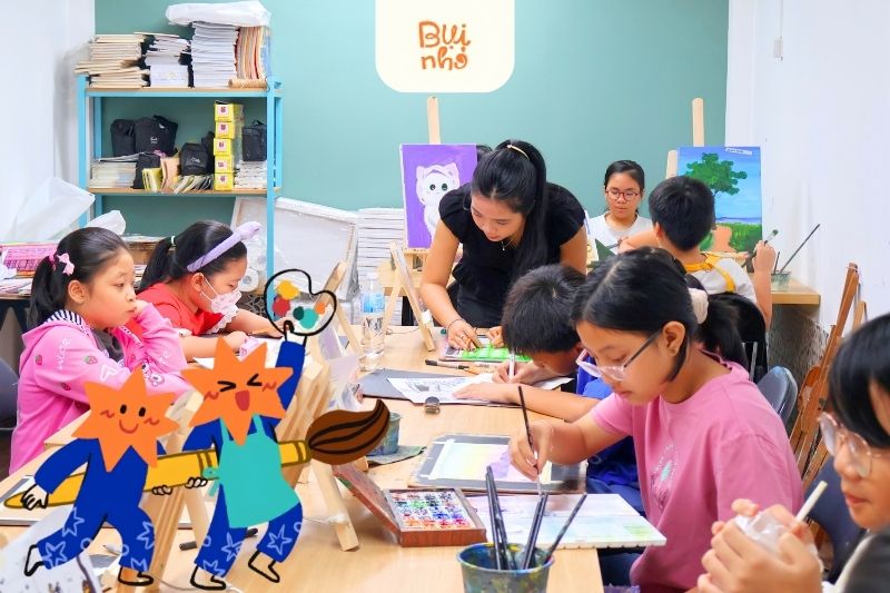 Khóa học vẽ Anime cho bé tại Bụi Nhỏ (Hà Nội & TP.HCM)