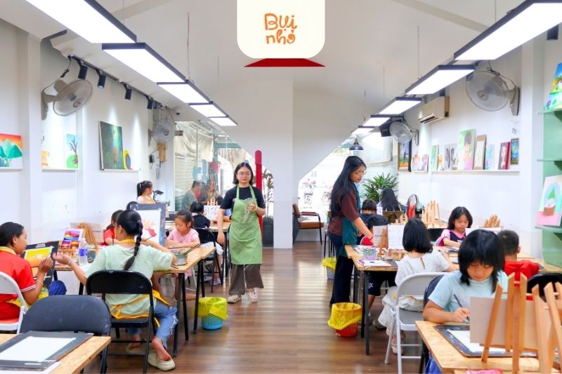 Không gian và sĩ số lớp học tại Bụi Nhỏ Tân Bình