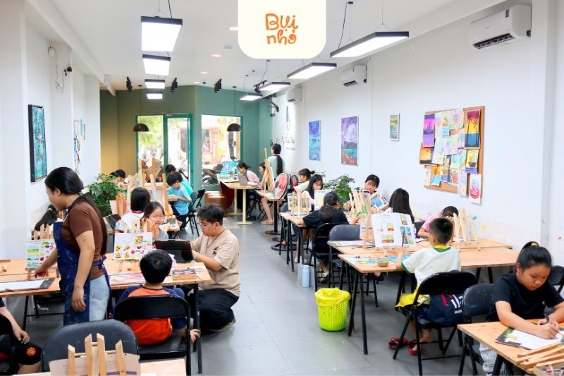 Không gian lớp học mở giúp bé thoải mái và tự tin