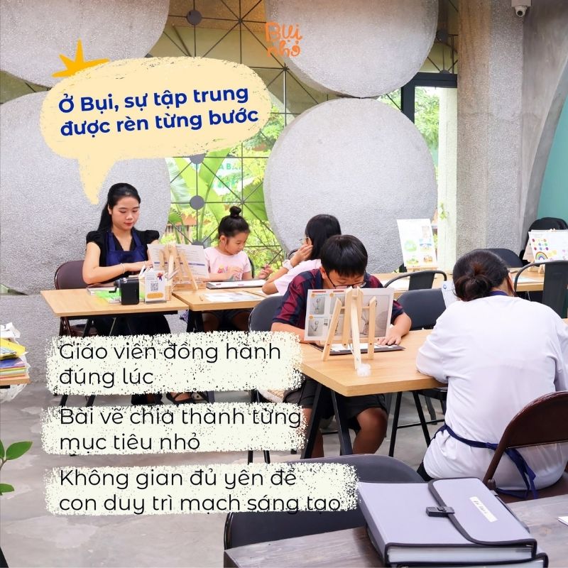 Lợi ích khi học vẽ tại Bụi Nhỏ