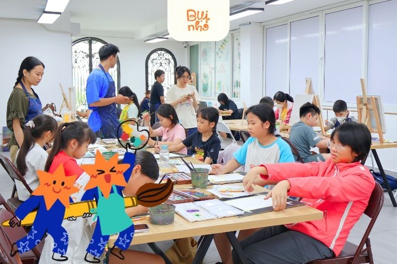 Lớp dạy vẽ cho bé Quận 5