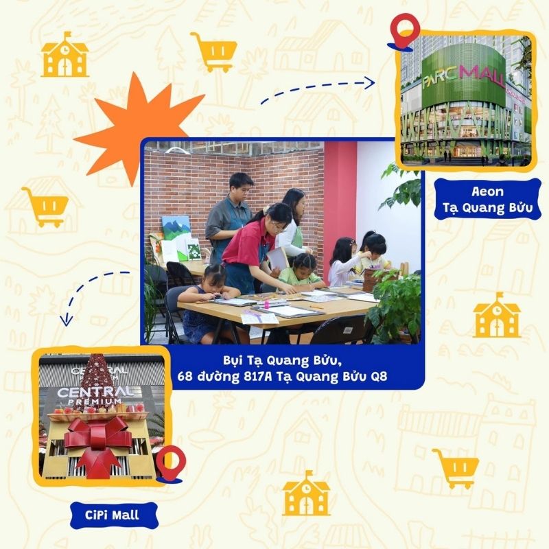 Lớp dạy vẽ cho bé Quận 8