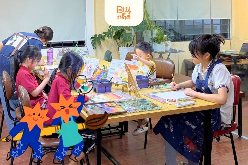 Lớp dạy vẽ cho bé Quận 9