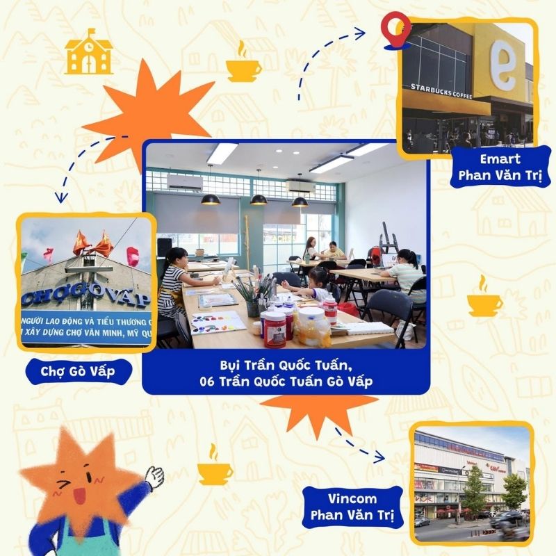 Lớp dạy vẽ cho bé ở Gò Vấp