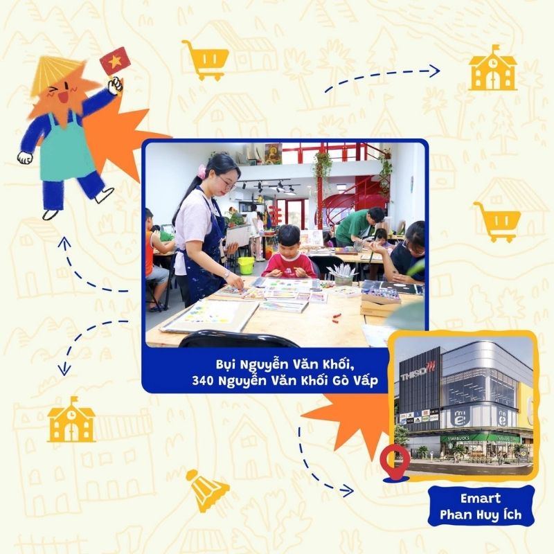 Lớp dạy vẽ cho bé ở Gò Vấp
