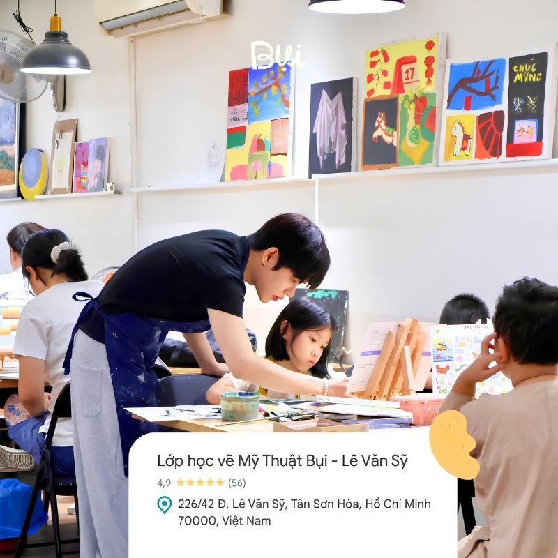 Lớp dạy vẽ cho bé quận Tân Bình