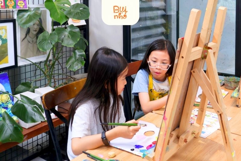 Phương pháp dạy vẽ cho bé tại Bụi Nhỏ