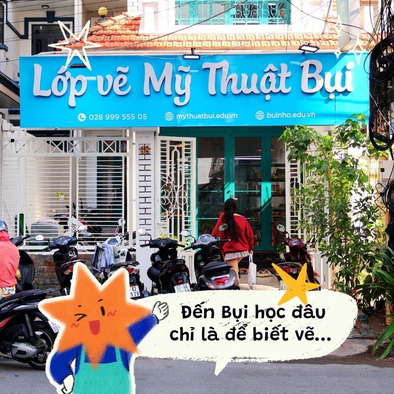 Trung tâm dạy vẽ cho bé Quận 8 của Bụi Nhỏ
